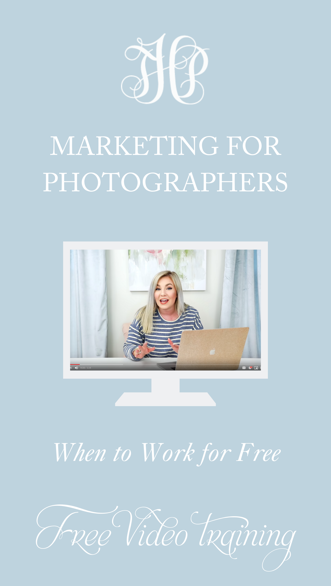 Marketing for Photographers - When to Work for Free | Happy Hour with Hope Episode #14
