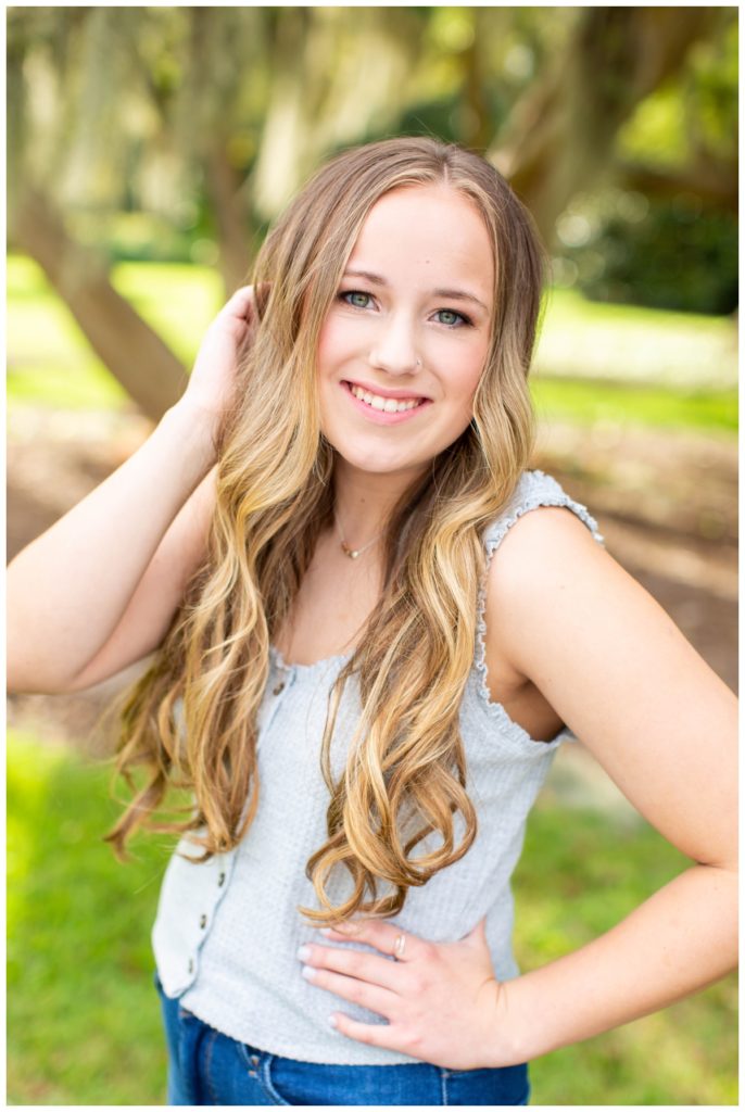 Gillian's Rural Charleston Senior Session | Hope Taylor Photography