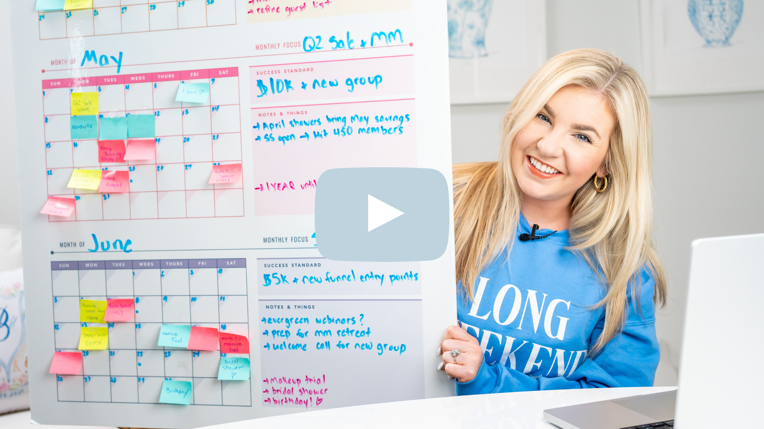 Q2 Planning for 2022: Updated Calendar Workflow | Hope Taylor Photography