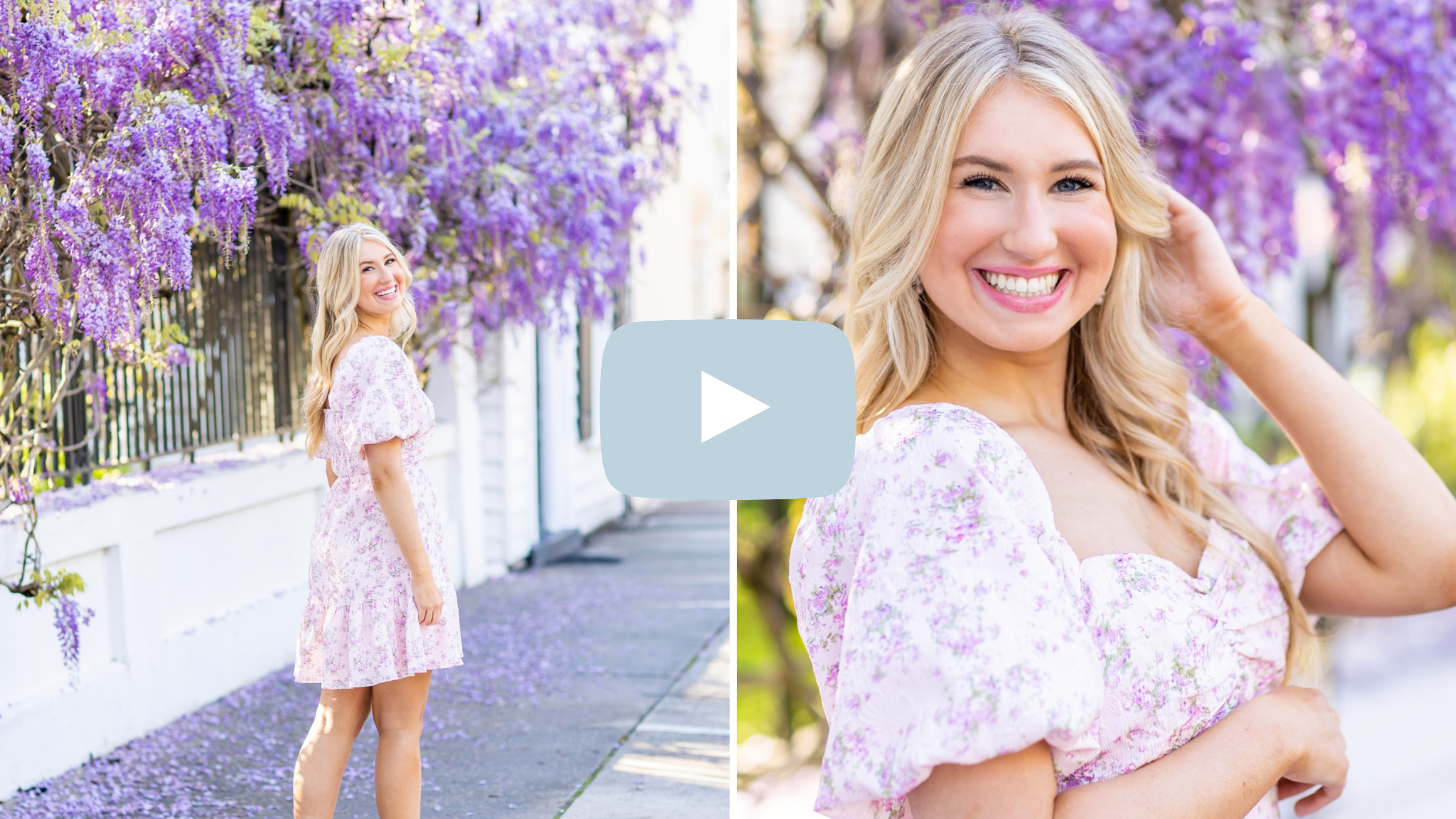 Photographing + Posing Senior Portraits with Flowers | Hope Taylor Photography