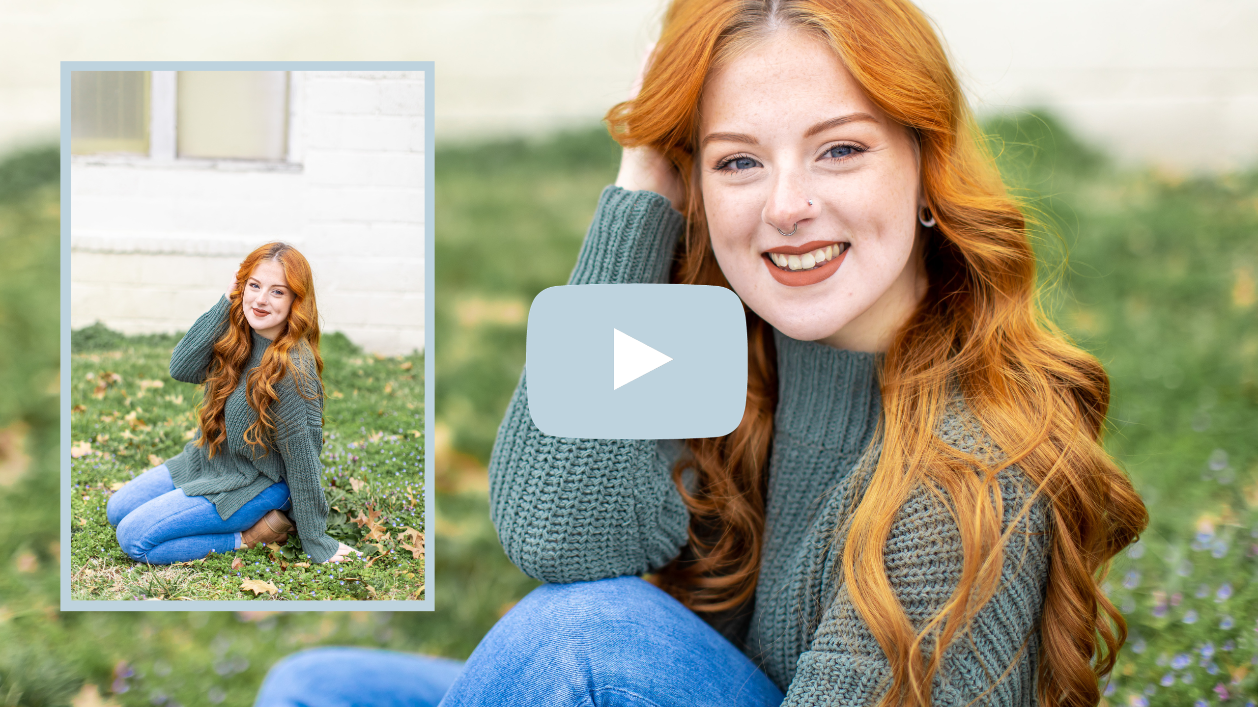 Sitting Poses for High School Seniors | Hope Taylor Photography