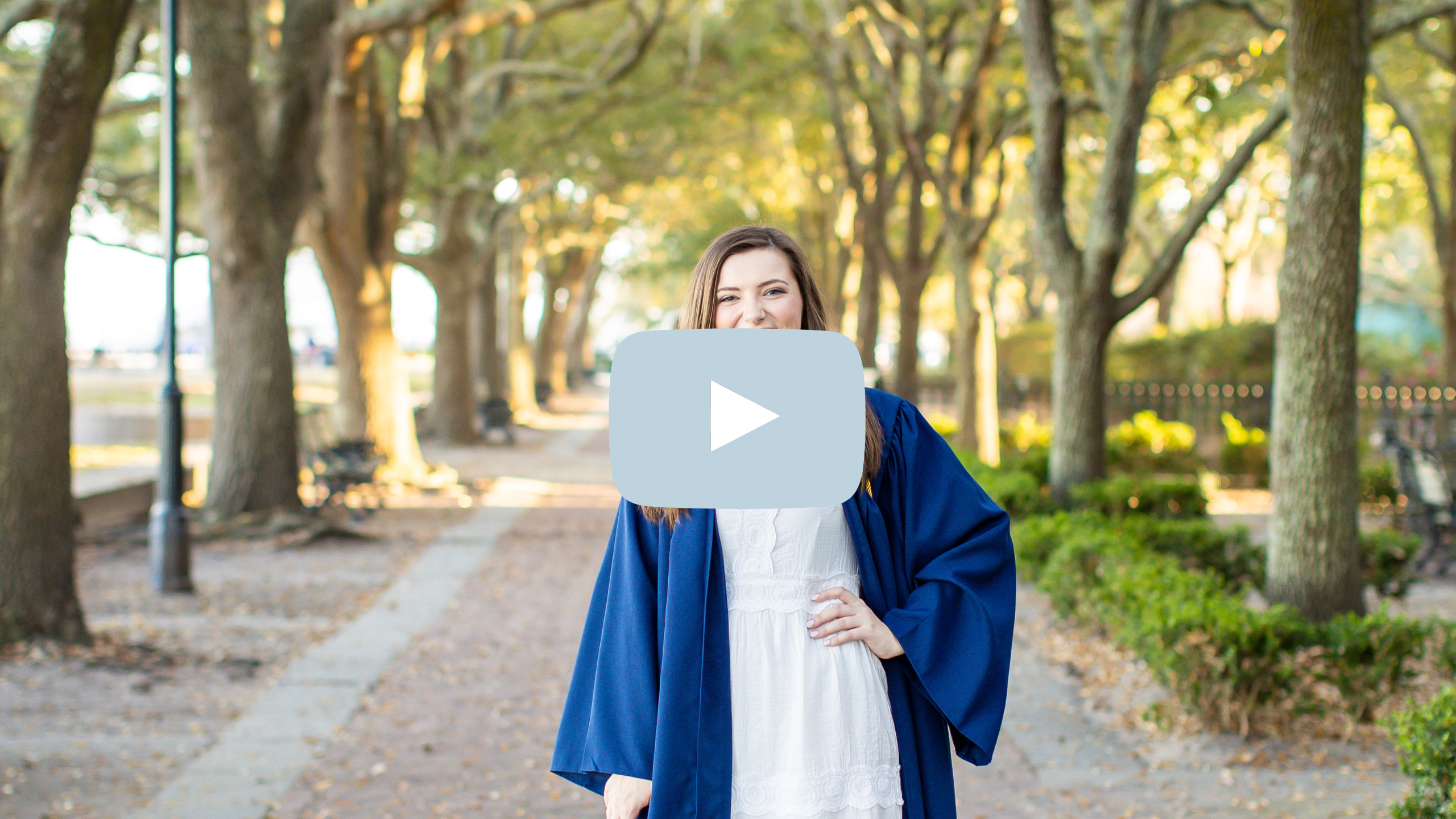 Posing with Cap and Gown (Behind the Scenes of a real shoot!) Hope Taylor Photography