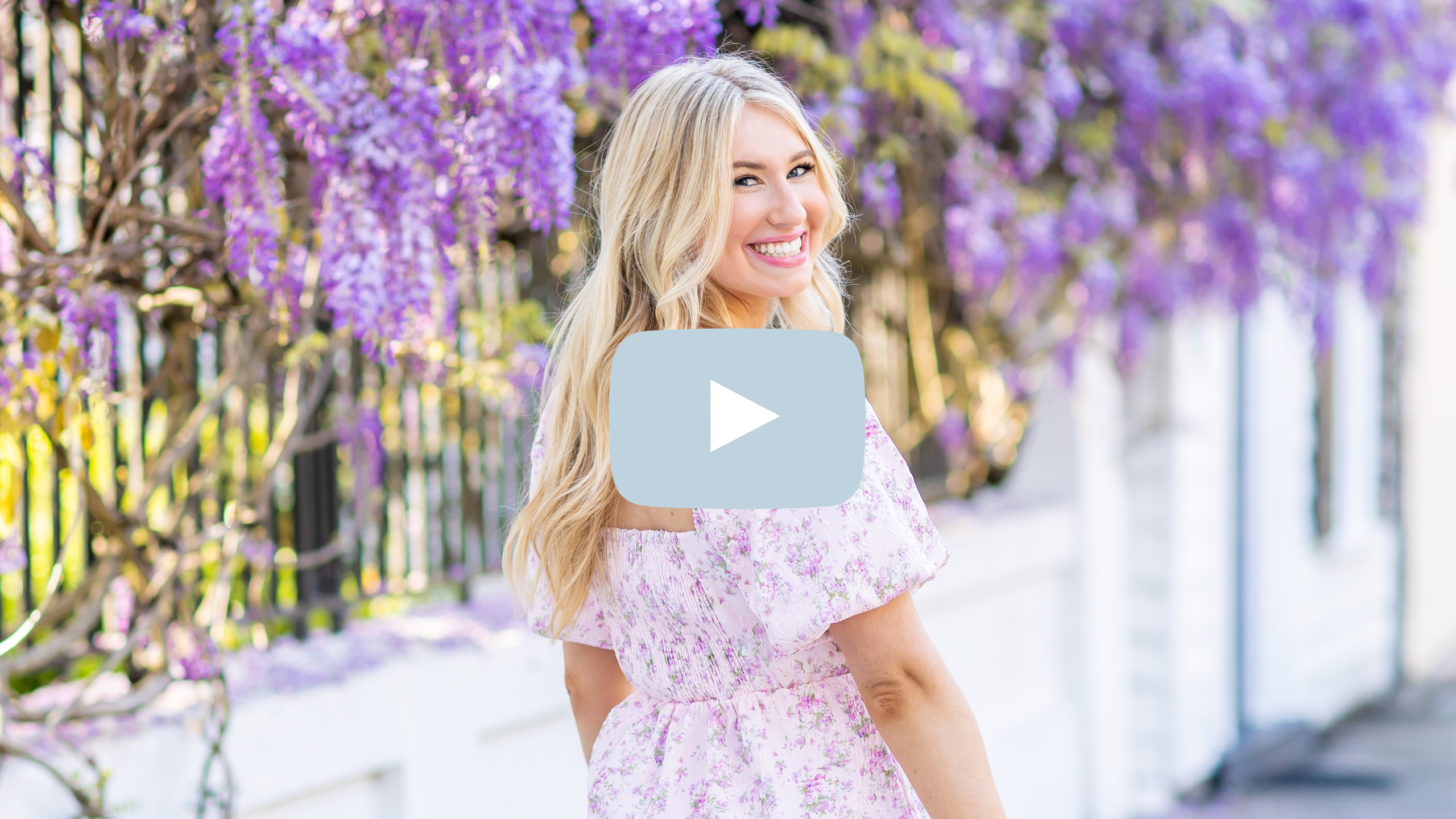Photographing a Senior with Famous Charleston Wisteria: WATCH a REAL SHOOT | Hope Taylor Photography